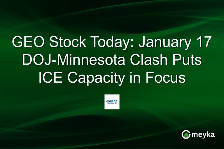 GEO Stock Today: January 17 DOJ-Minnesota Clash Puts ICE Capacity in Focus