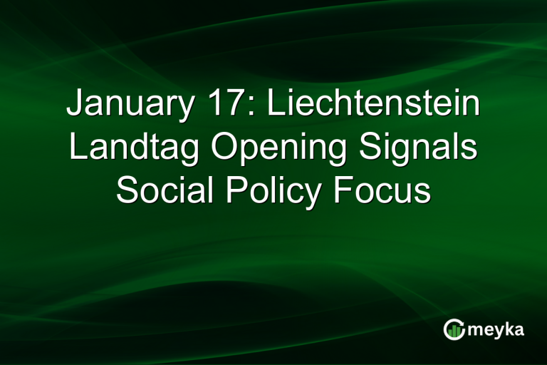 January 17: Liechtenstein Landtag Opening Signals Social Policy Focus