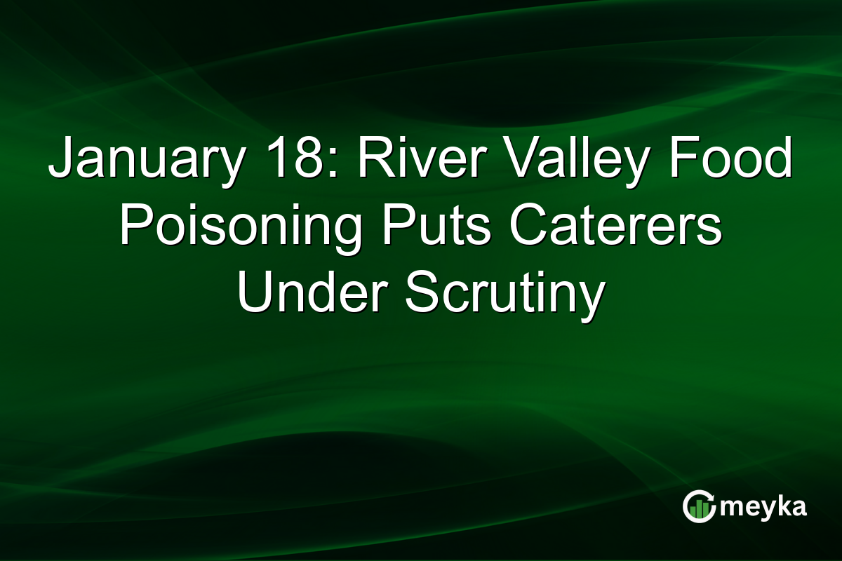 January 18: River Valley Food Poisoning Puts Caterers Under Scrutiny