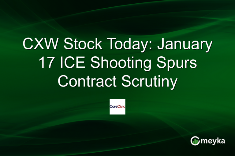 CXW Stock Today: January 17 ICE Shooting Spurs Contract Scrutiny