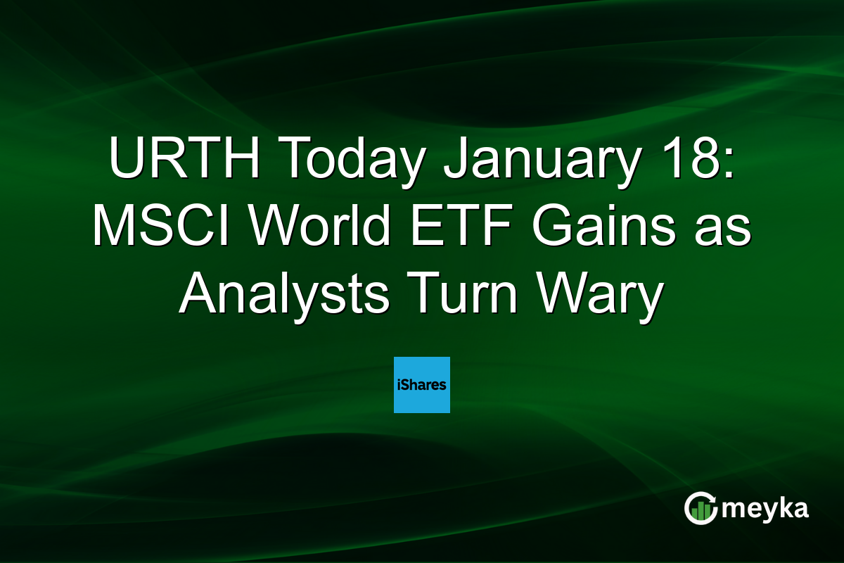 URTH Today January 18: MSCI World ETF Gains as Analysts Turn Wary