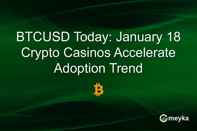 BTCUSD Today: January 18 Crypto Casinos Accelerate Adoption Trend