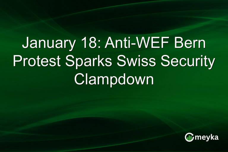 January 18: Anti-WEF Bern Protest Sparks Swiss Security Clampdown