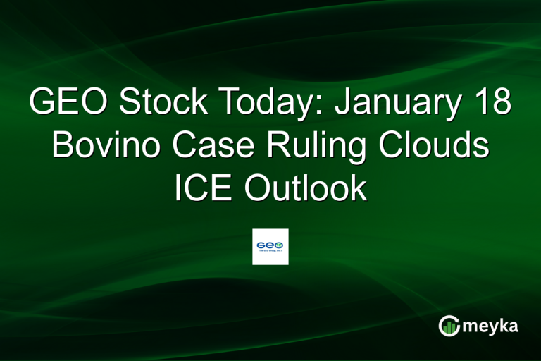 GEO Stock Today: January 18 Bovino Case Ruling Clouds ICE Outlook