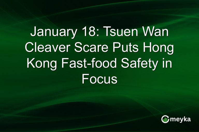 January 18: Tsuen Wan Cleaver Scare Puts Hong Kong Fast-food Safety in Focus