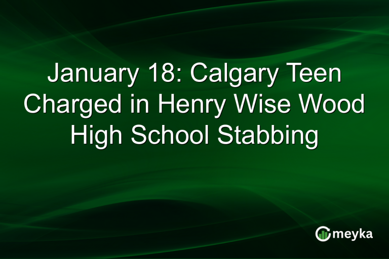 January 18: Calgary Teen Charged in Henry Wise Wood High School Stabbing