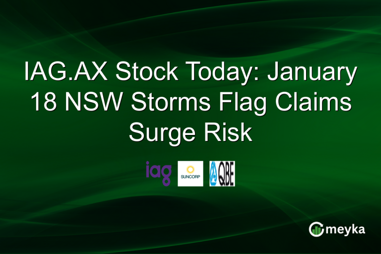 IAG.AX Stock Today: January 18 NSW Storms Flag Claims Surge Risk