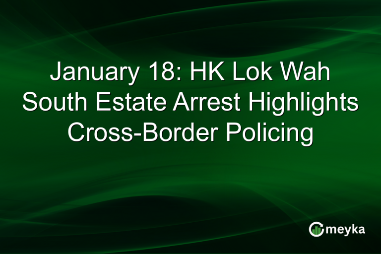 January 18: HK Lok Wah South Estate Arrest Highlights Cross-Border Policing