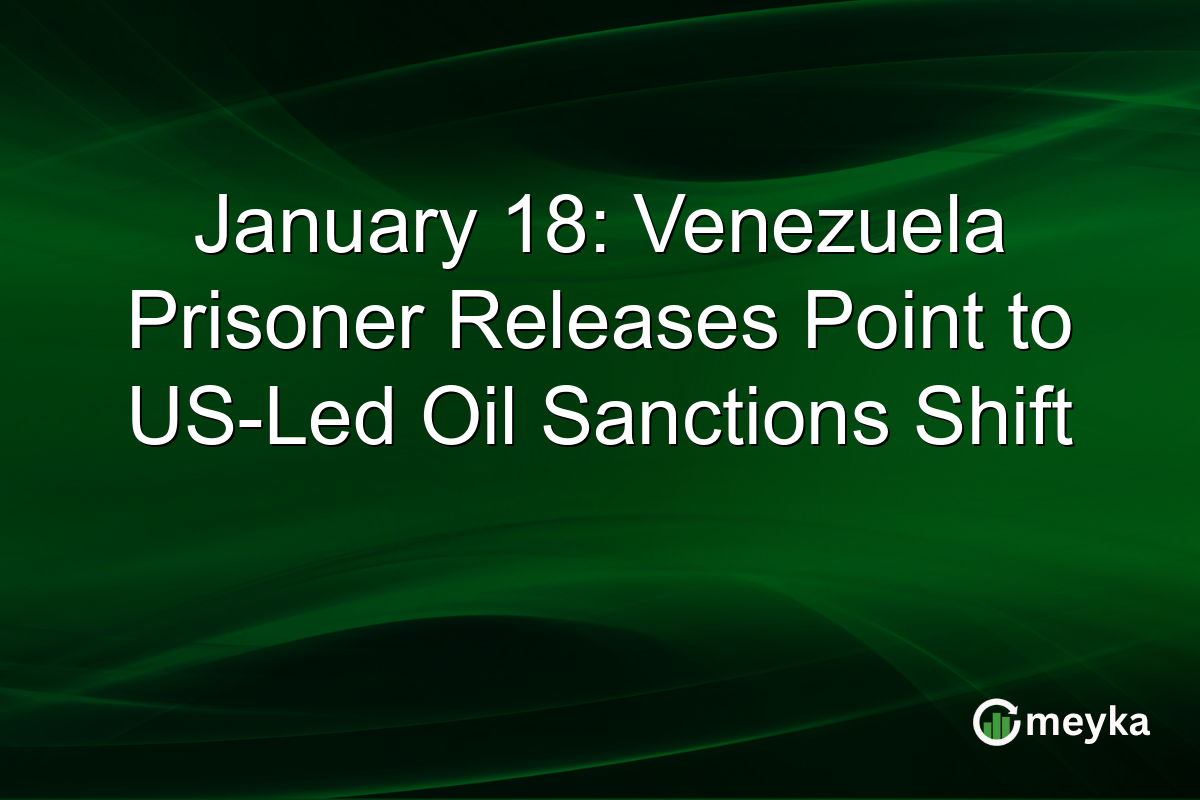 January 18: Venezuela Prisoner Releases Point to US-Led Oil Sanctions Shift