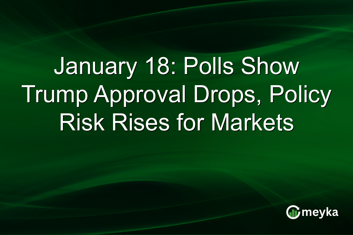 January 18: Polls Show Trump Approval Drops, Policy Risk Rises for Markets