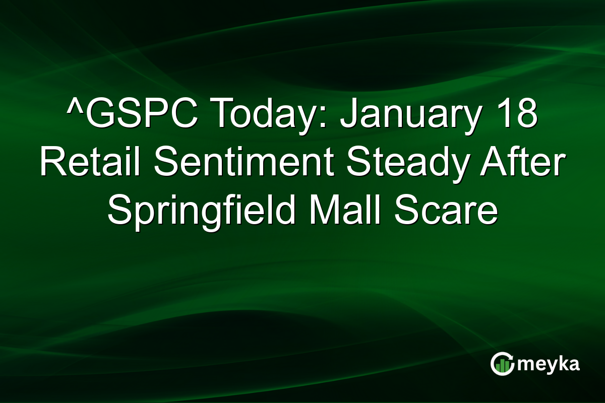 ^GSPC Today: January 18 Retail Sentiment Steady After Springfield Mall Scare