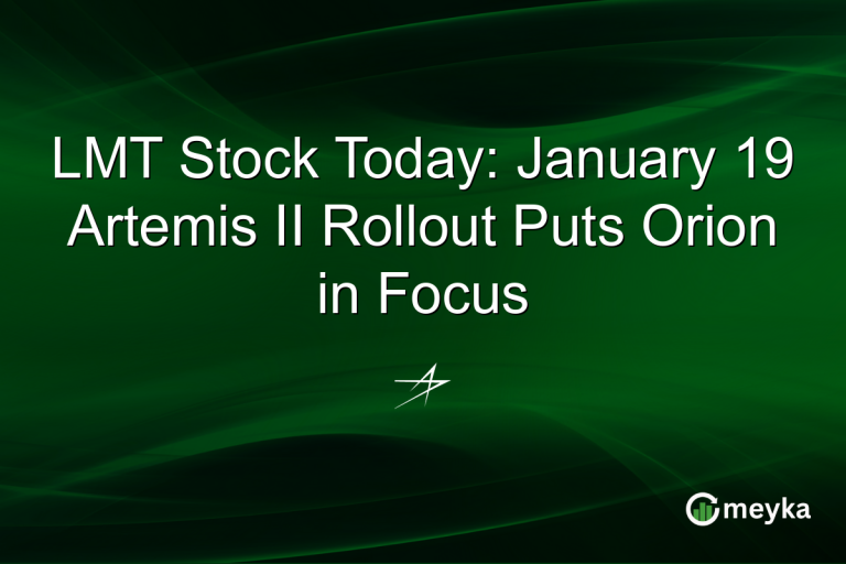 LMT Stock Today: January 19 Artemis II Rollout Puts Orion in Focus