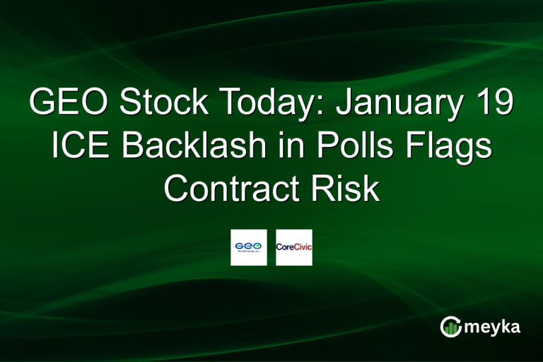 GEO Stock Today: January 19 ICE Backlash in Polls Flags Contract Risk