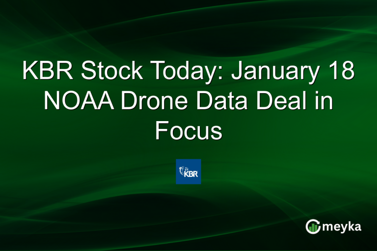 KBR Stock Today: January 18 NOAA Drone Data Deal in Focus