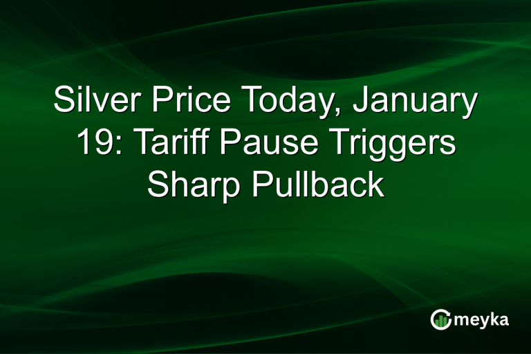 Silver Price Today, January 19: Tariff Pause Triggers Sharp Pullback