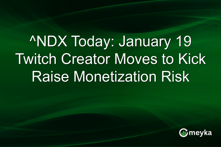 ^NDX Today: January 19 Twitch Creator Moves to Kick Raise Monetization Risk