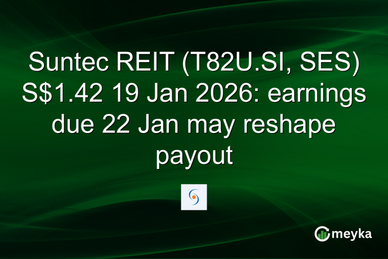 Suntec REIT (T82U.SI, SES) S$1.42 19 Jan 2026: earnings due 22 Jan may reshape payout