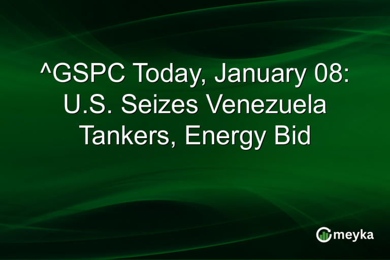 ^GSPC Today, January 08: U.S. Seizes Venezuela Tankers, Energy Bid