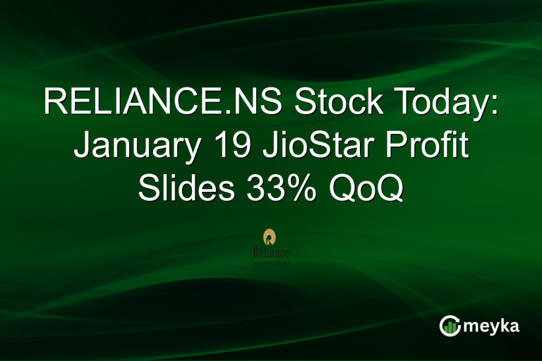 RELIANCE.NS Stock Today: January 19 JioStar Profit Slides 33% QoQ
