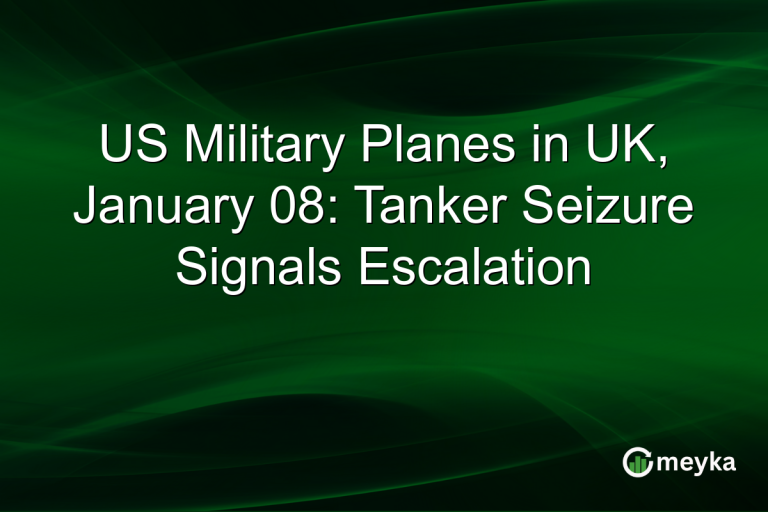 US Military Planes in UK, January 08: Tanker Seizure Signals Escalation