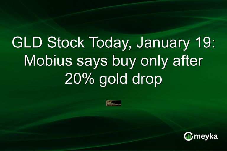 GLD Stock Today, January 19: Mobius says buy only after 20% gold drop
