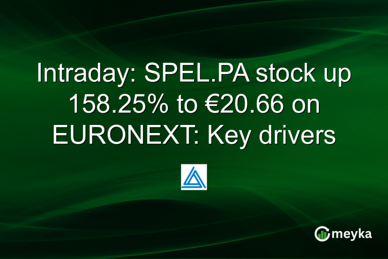 Intraday: SPEL.PA stock up 158.25% to €20.66 on EURONEXT: Key drivers