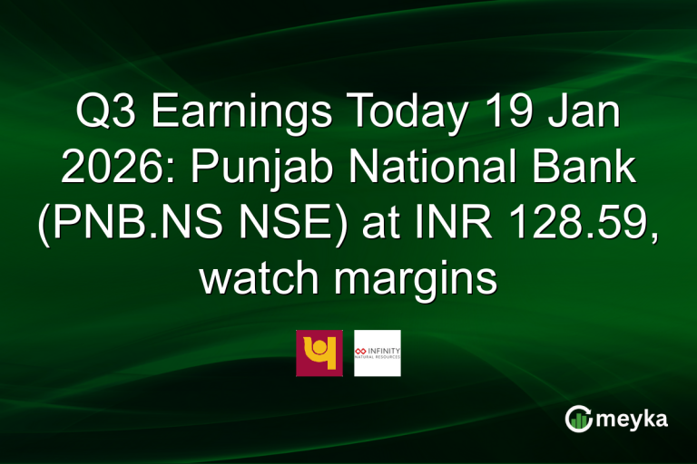 Q3 Earnings Today 19 Jan 2026: Punjab National Bank (PNB.NS NSE) at INR 128.59, watch margins