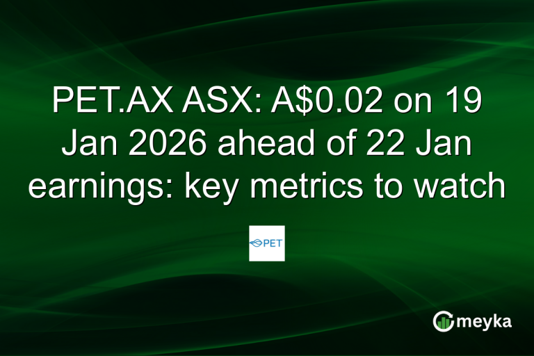 PET.AX ASX: A$0.02 on 19 Jan 2026 ahead of 22 Jan earnings: key metrics to watch