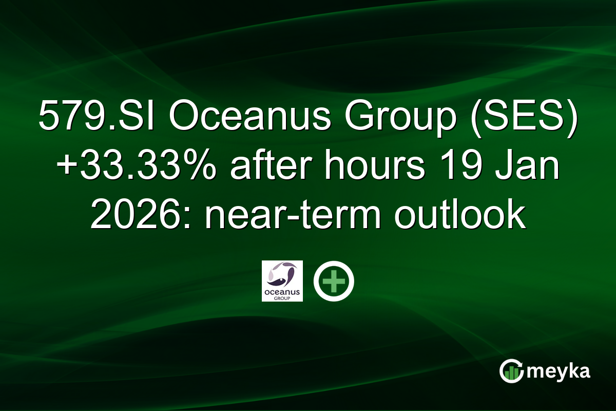 579.SI Oceanus Group (SES) +33.33% after hours 19 Jan 2026: near-term outlook