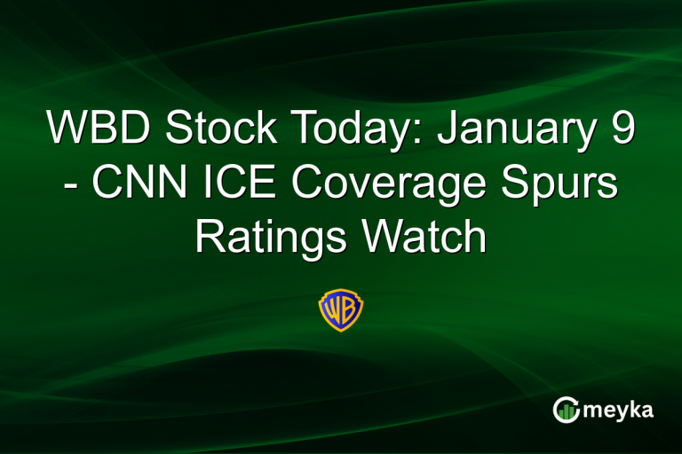 WBD Stock Today: January 9 - CNN ICE Coverage Spurs Ratings Watch