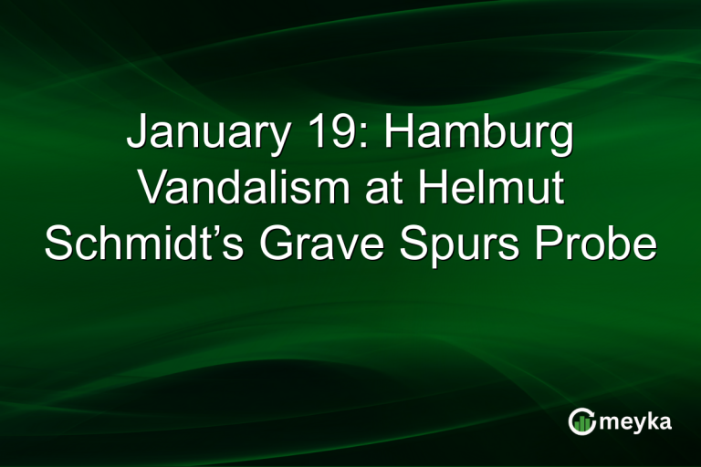 January 19: Hamburg Vandalism at Helmut Schmidt’s Grave Spurs Probe
