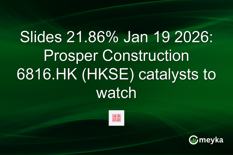 Slides 21.86% Jan 19 2026: Prosper Construction 6816.HK (HKSE) catalysts to watch