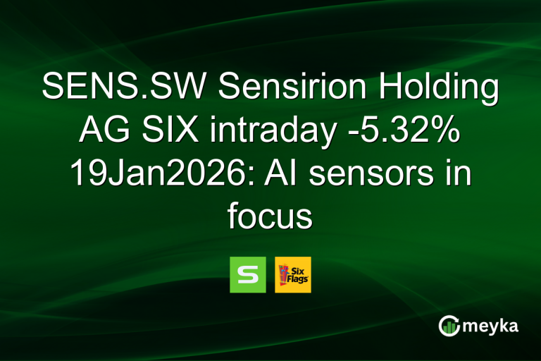SENS.SW Sensirion Holding AG SIX intraday -5.32% 19Jan2026: AI sensors in focus