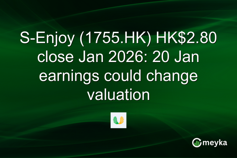 S-Enjoy (1755.HK) HK$2.80 close Jan 2026: 20 Jan earnings could change valuation