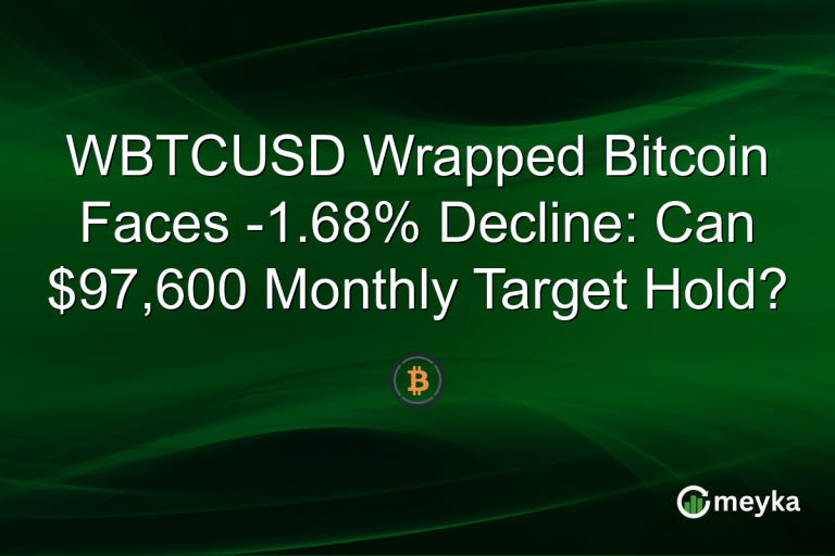 WBTCUSD Wrapped Bitcoin Faces -1.68% Decline: Can $97,600 Monthly Target Hold?