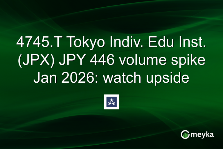 4745.T Tokyo Indiv. Edu Inst. (JPX) JPY 446 volume spike Jan 2026: watch upside