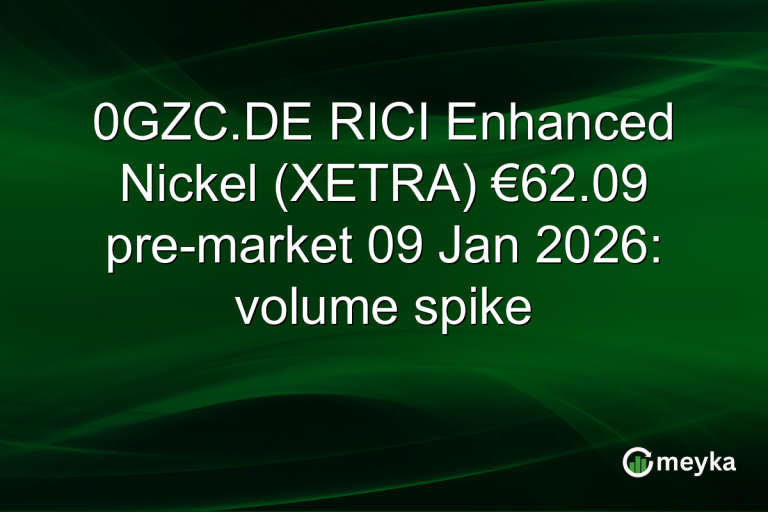 0GZC.DE RICI Enhanced Nickel (XETRA) €62.09 pre-market 09 Jan 2026: volume spike