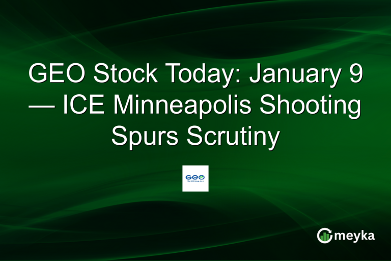 GEO Stock Today: January 9 — ICE Minneapolis Shooting Spurs Scrutiny