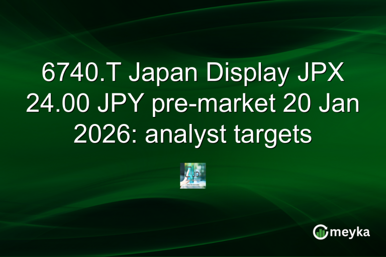 6740.T Japan Display JPX 24.00 JPY pre-market 20 Jan 2026: analyst targets