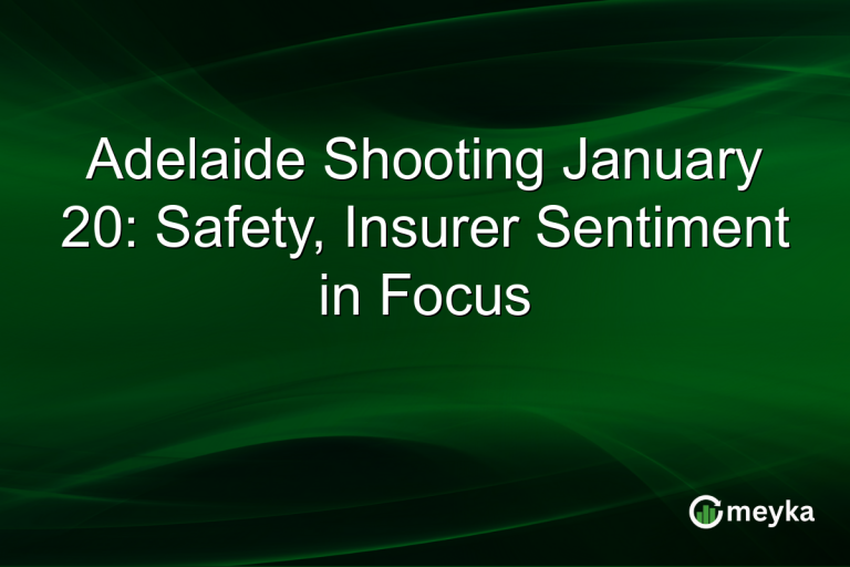 Adelaide Shooting January 20: Safety, Insurer Sentiment in Focus