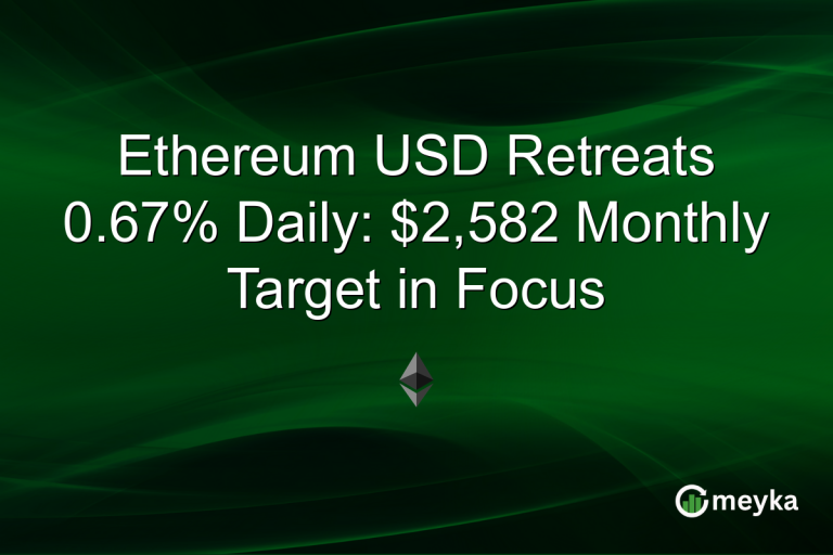 Ethereum USD Retreats 0.67% Daily: $2,582 Monthly Target in Focus
