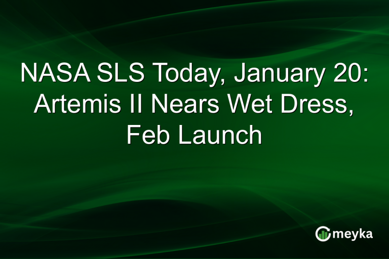 NASA SLS Today, January 20: Artemis II Nears Wet Dress, Feb Launch