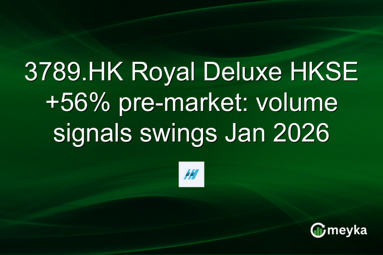 3789.HK Royal Deluxe HKSE +56% pre-market: volume signals swings Jan 2026