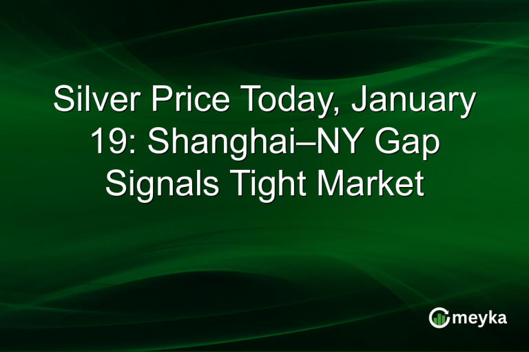 Silver Price Today, January 19: Shanghai–NY Gap Signals Tight Market
