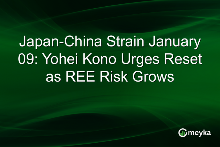Japan-China Strain January 09: Yohei Kono Urges Reset as REE Risk Grows