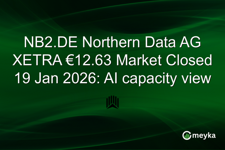NB2.DE Northern Data AG XETRA €12.63 Market Closed 19 Jan 2026: AI capacity view