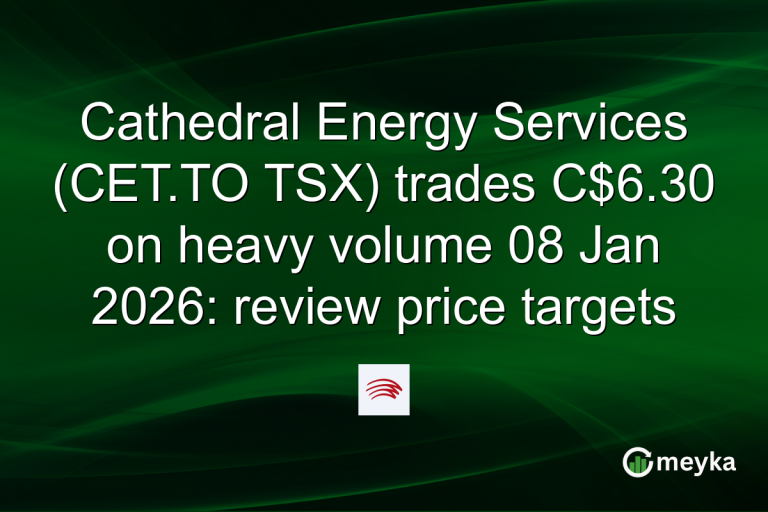 Cathedral Energy Services (CET.TO TSX) trades C$6.30 on heavy volume 08 Jan 2026: review price targets