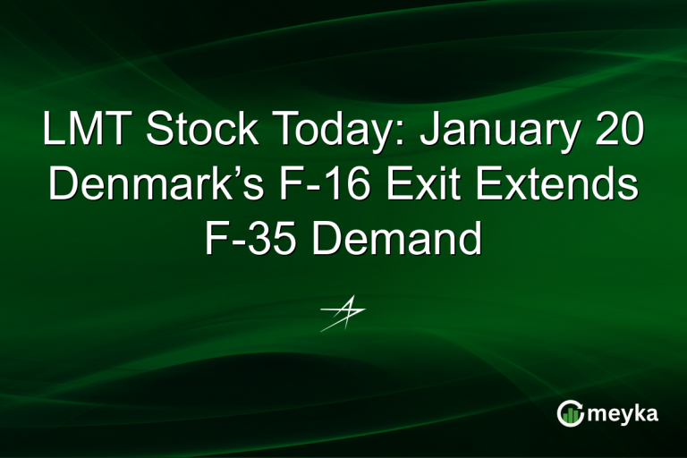 LMT Stock Today: January 20 Denmark’s F-16 Exit Extends F-35 Demand