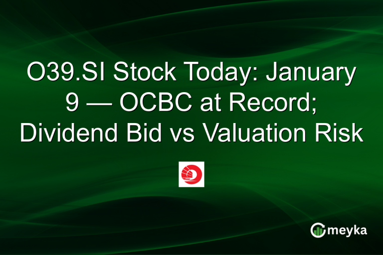 O39.SI Stock Today: January 9 — OCBC at Record; Dividend Bid vs Valuation Risk