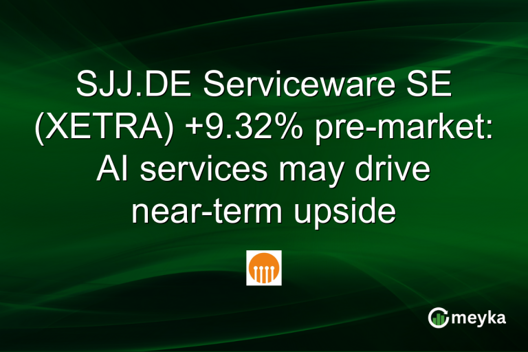 SJJ.DE Serviceware SE (XETRA) +9.32% pre-market: AI services may drive near-term upside